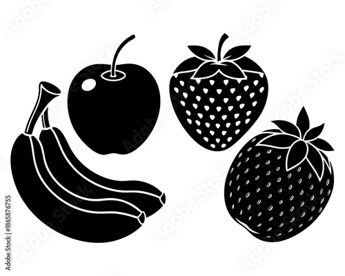 A delicious ripe red strawberry vector illustration featuring a fresh green leaf as a healthy natural fruit icon for sweet food and diet art