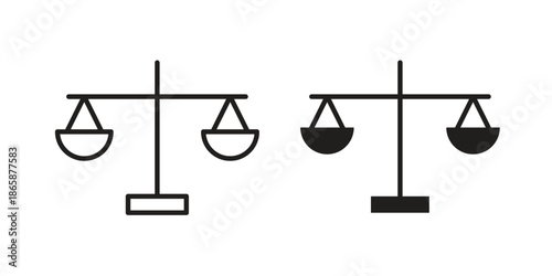 Ethics icons set designed in filled, outline, line and stroke style