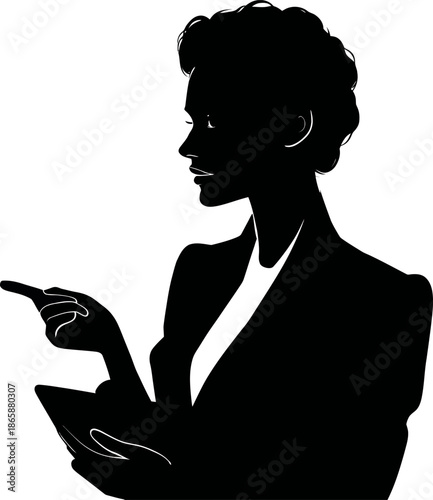 A female therapist characterized by her modern silhouette and empathetic nature listens carefully during mental health counseling sessions