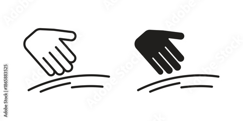 Massage icons set designed in filled, outline, line and stroke style