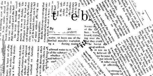 Rough vector background abstract grunge texture old vintage newspaper. Vector white and black newspaper paper grunge pattern old aged texture.