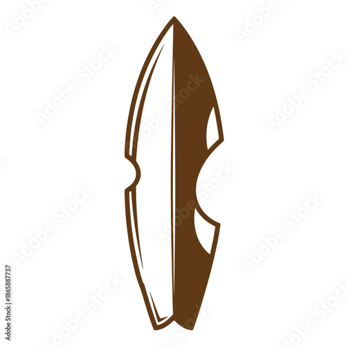 brown chocolate bar with bite taken out of it on white background