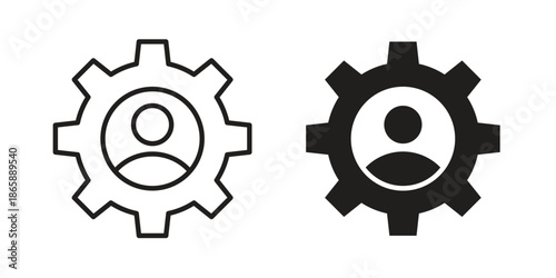 Skills icons set designed in filled, outline, line and stroke style