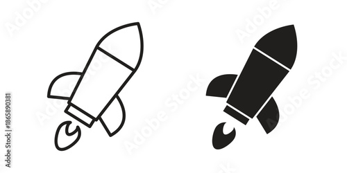 Startup icons set designed in filled, outline, line and stroke style