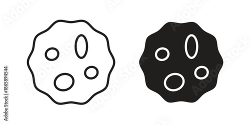 White blood cell icons set designed in filled, outline, line and stroke style