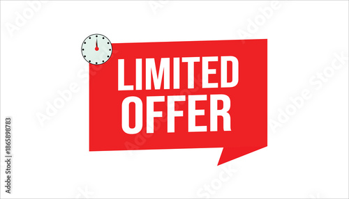 limited offer limited time promotional banner