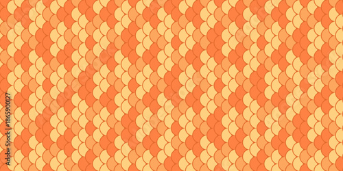 Warm, textured geometric pattern in shades of orange and peach.  Ideal for backgrounds, textiles, or website design, evoking feelings of warmth, comfort, and summer.