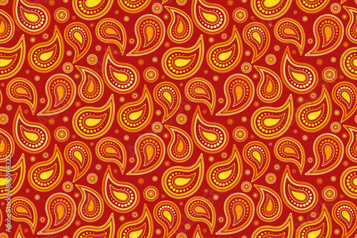 Eco scrapbook on ethnicity seamless pattern. Stylish damask with eternity growth. Template awesome in petal vector.