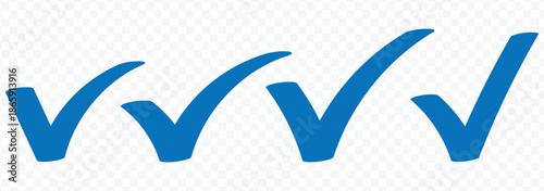 Green check mark icon set. check mark box square frame. check box icon with correct buttons and yes checkmark icons in green tick box. Blue Check Mark and Profile Approved icon set. Verified badge 