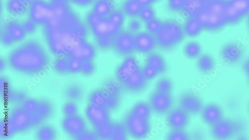 Wallpaper Mural Soft blurred bubble field with aqua and purple tones creating a dreamy abstract motion. Torontodigital.ca