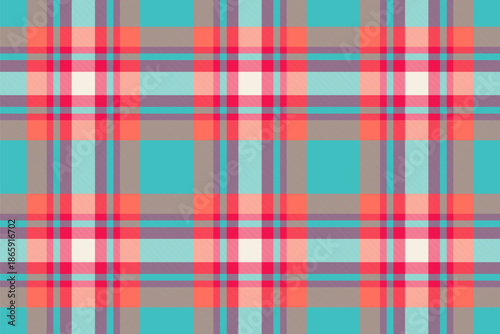 Gingham pattern vector showcases tidy grid suitable for spring collections, digital backgrounds, and casual apparel graphics.