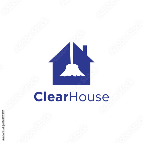 Clear House Logo Vector Modern