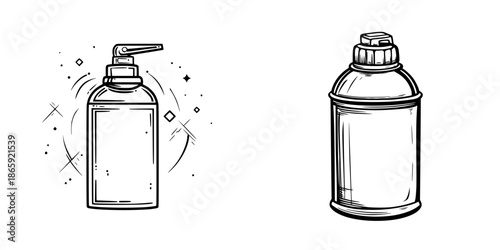 Elegant Essence: A Vintage Bottle of Spray Paint