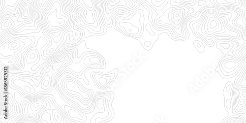 Abstract background with a wave grid map and topography map and seamless pattern with lines White wave paper curved reliefs abstract background, Abstract topographic contours map background.