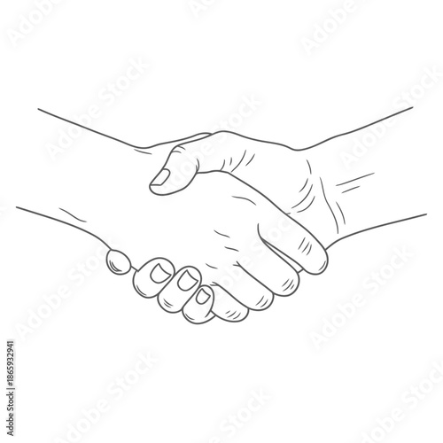 Two people shaking hands in a business meeting, symbolizing agreement and partnership