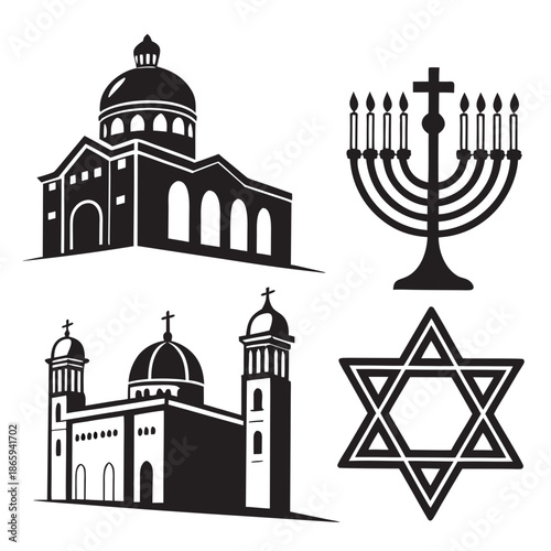 Religious symbols and architecture