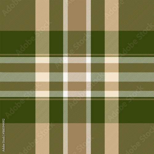 Hunter tartan vector pattern, creativity fabric check texture. Oktoberfest seamless plaid background textile in dark and amber colors.