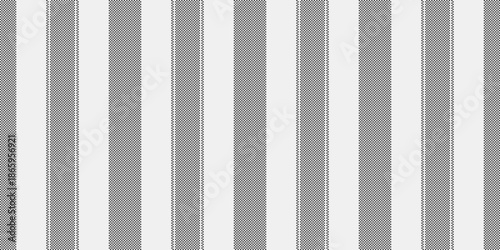 Aesthetic stripe texture vector, place pattern lines fabric. Scratch vertical textile background seamless in white and grey colors.