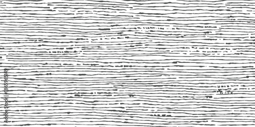 Black and white horizontal wavy lines texture with gaps and irregularities