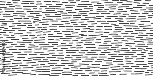 Black horizontal dash pattern on white background abstract