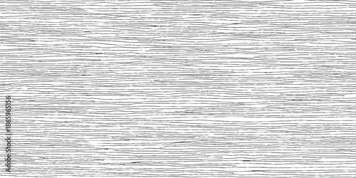 Black wavy horizontal lines on white background abstract pattern