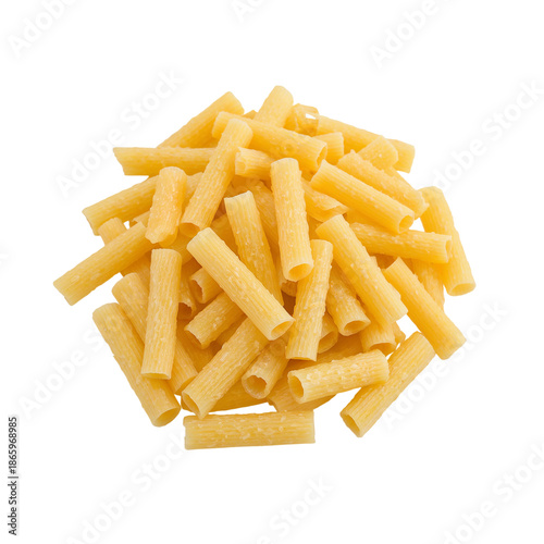 Fresh Uncooked Pasta Arranged on a Flat Surface Before Cooking in the Kitchen