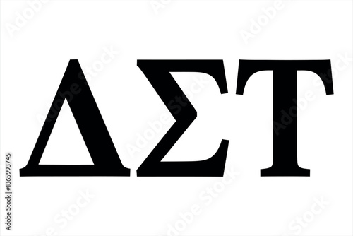 Three Greek Alphabet Symbol Combination