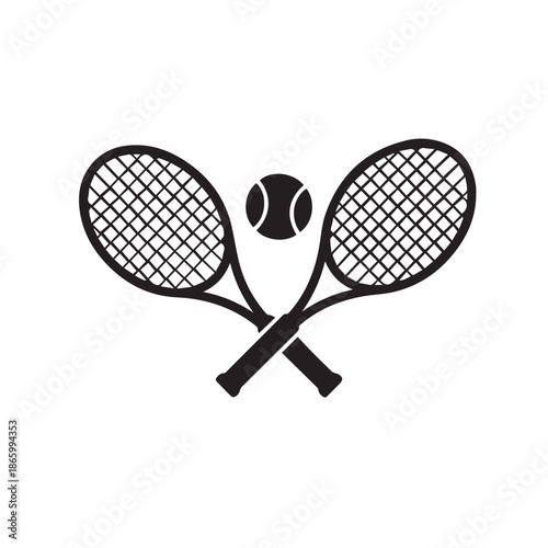 tennis racket and ball