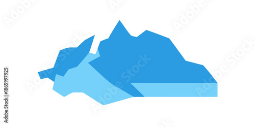 Iceberg in the ocean