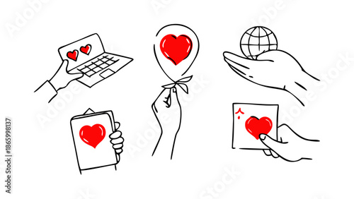 Illustration of love and connection