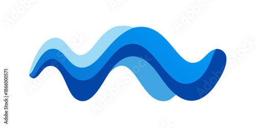 Abstract wavy design