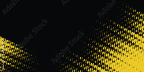 Dots halftone yellow and dark blue color pattern gradient grunge texture background. Dots pop art sport style vector illustration.