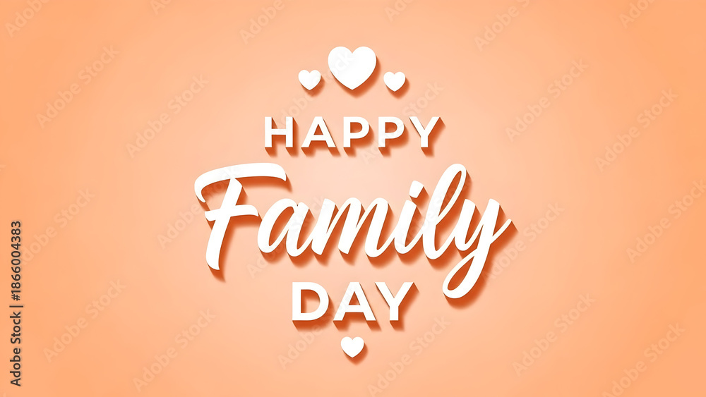 Obraz premium Happy family day celebration with love and togetherness
