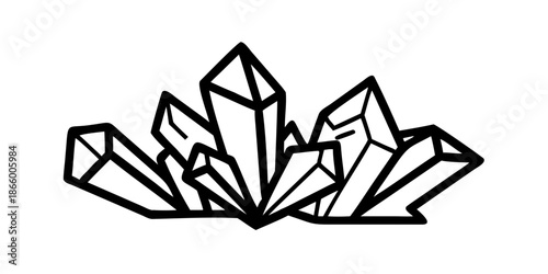 Crystals illustration