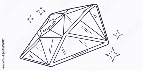 Geometric crystal with stars