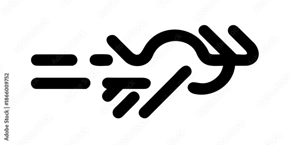 Obraz premium Abstract line art