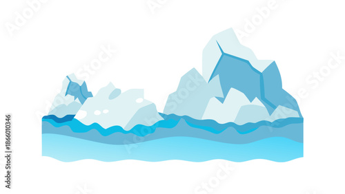 Iceberg in the ocean