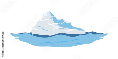 Iceberg in the ocean