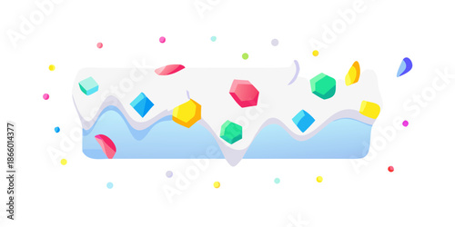 Colorful graph illustration