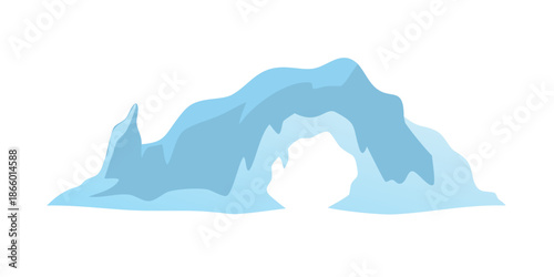 Ice cave illustration