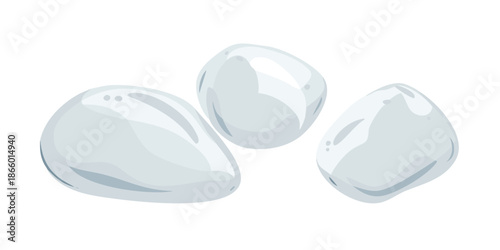 Three water droplets