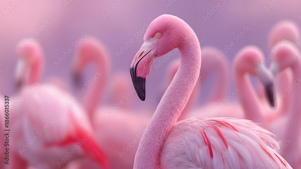 Fototapeta premium flamingo 