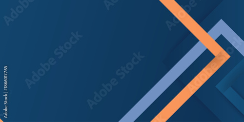 Dynamic interplay of blue and orange stripes creating a modern abstract background design. Vectors abstract graphic design.Can be used for banners, store discounts, business cards.Vector illustration.