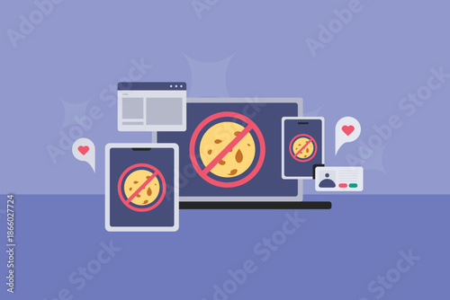 Business uses cookieless advertising campaign to avoid third party cookies, to protect user data privacy. 