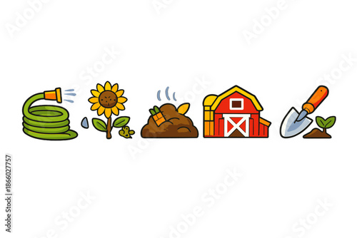 Gardening and Farming Icons