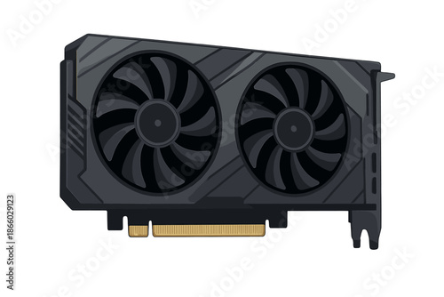 Graphics Card Illustration