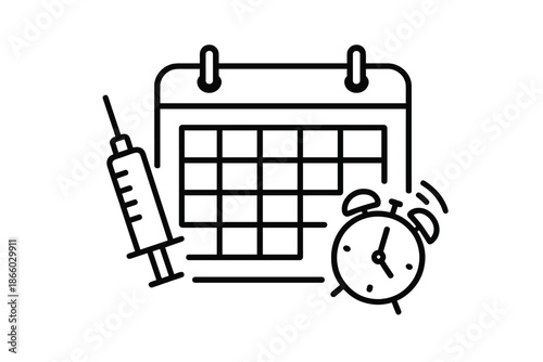 Vaccination Schedule Icon
