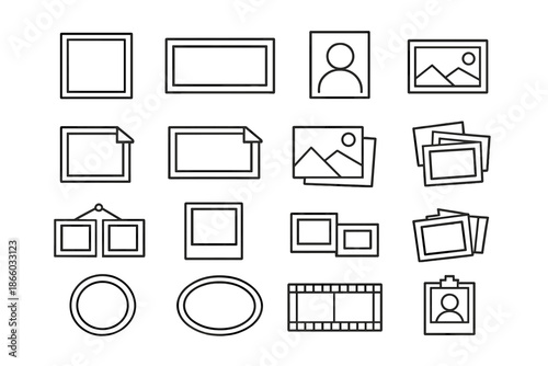 Collection of Photo Frame Icons