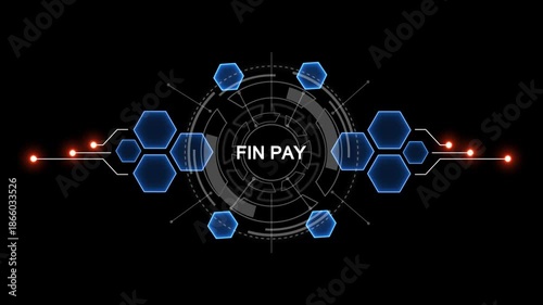 Wallpaper Mural Global network connection concept digital technology fin pay business finance security innovation teamwork success data analysis machine learning artificial intelligence. 4k video  Torontodigital.ca