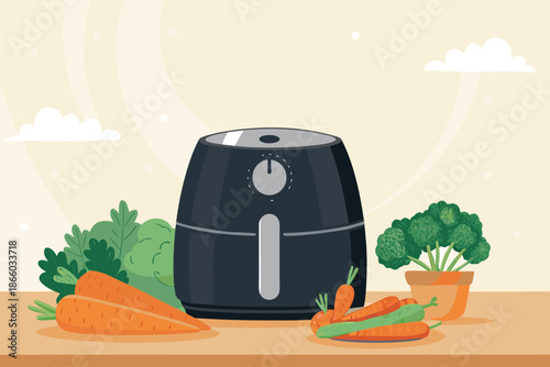 Healthy Cooking Air Fryer Kitchen Ba